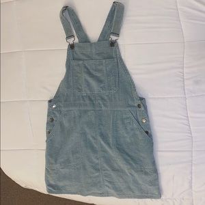 Corduroy overall dress